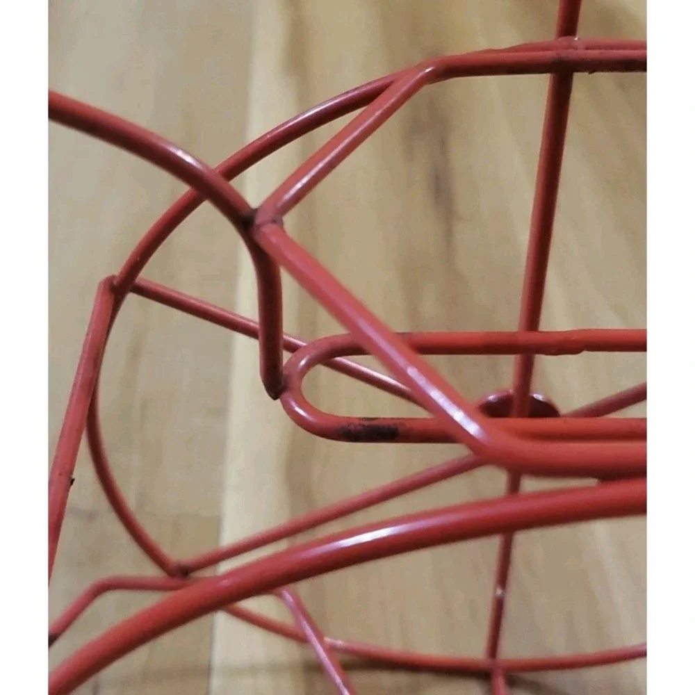 Par A Sol Parasol Hummingbird Feeder Red Metal Ferris Wheel Hanging Caddy